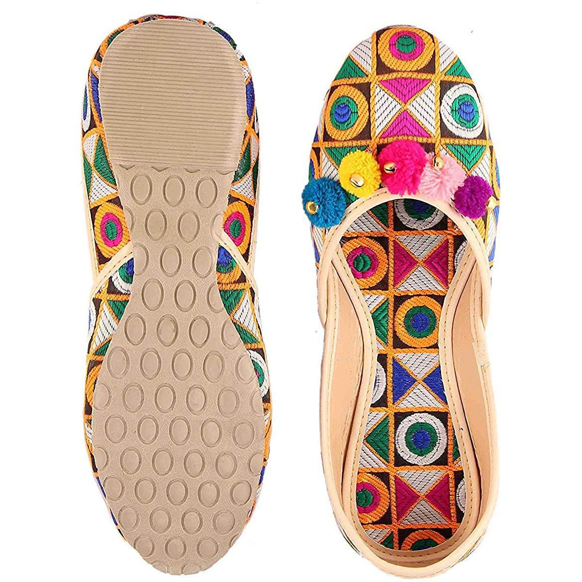 Rgk's Women's Lucky Belly Rajasthani Girls Ethnic Jutis – OctShoes